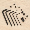 240 Grub Screws Set, Cup Point Hex Head Screw Set,