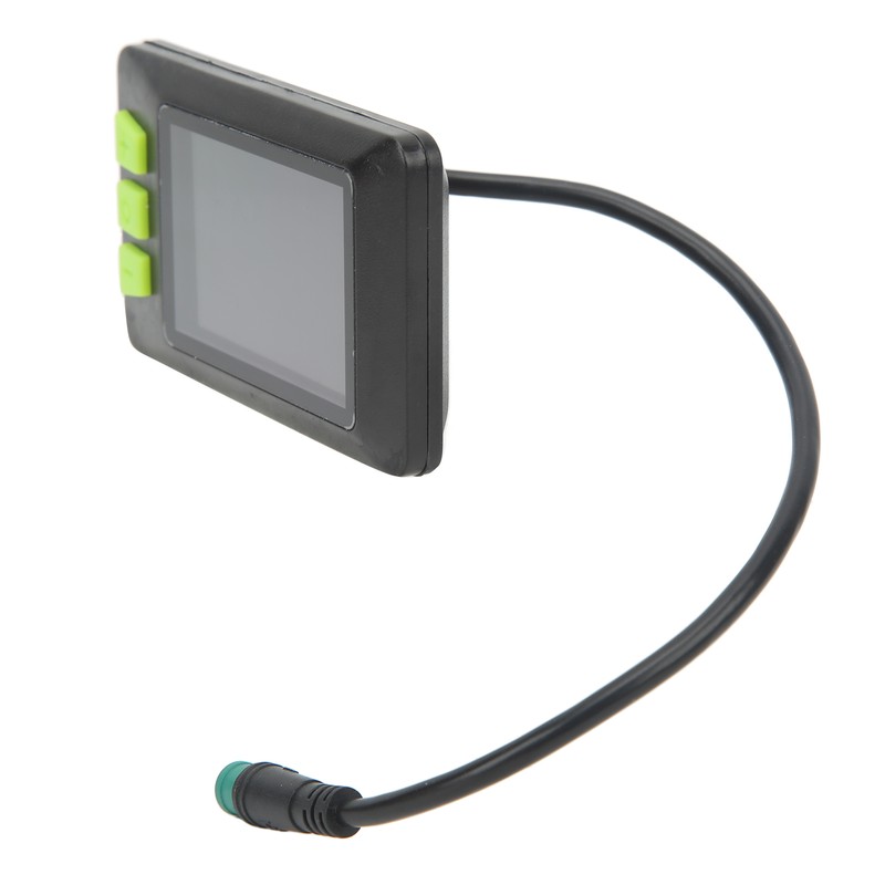 Electric Bike LCD Display Meter ABS 22.5mm 24V 36V 48V