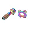 RISK Bike Front Derailleur Screw Gasket Kit Hollow Titanium Alloy
