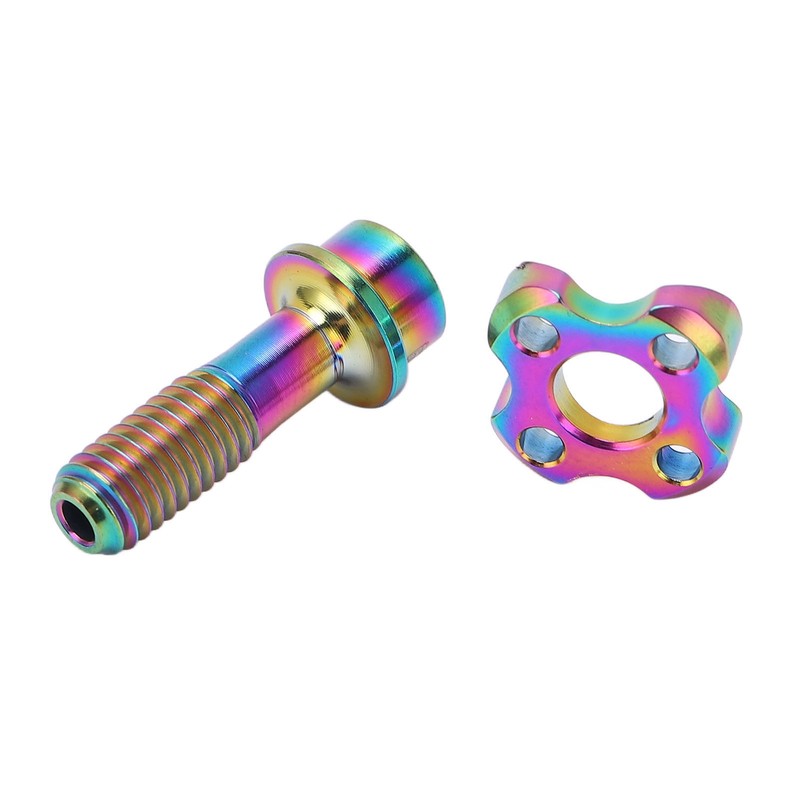 RISK Bike Front Derailleur Screw Gasket Kit Hollow Titanium Alloy