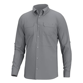 A1A Woven, Performance Long Sleeve Button Down for Men