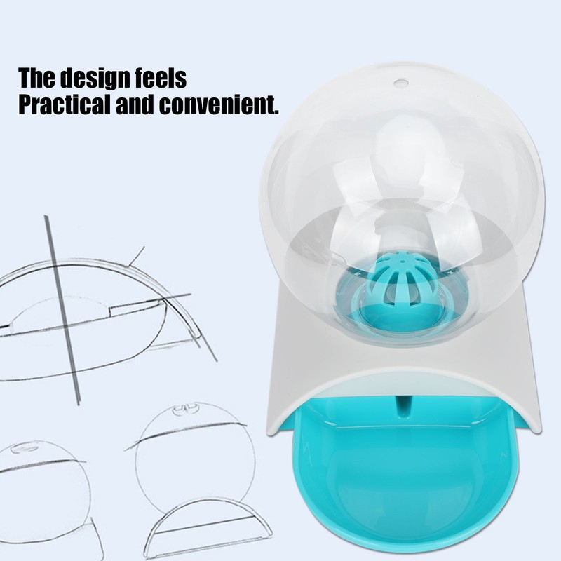 2.8L Pet Gravity Waterer Dispenser Automatic Water Drinking Fountain for
