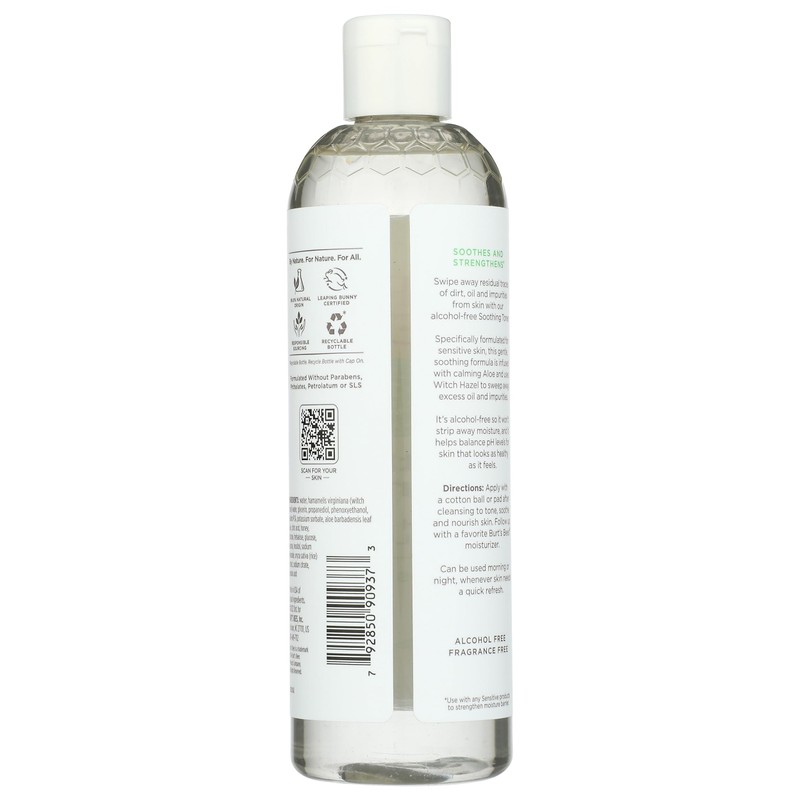 Burts Bees Sensitive Toner With Aloe Vera Unisex 12 oz