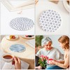 Ocves Coasters 6 Pack Absorbent Ceramic Drink Coasters with Holder,