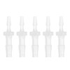 HEROFFIX 5 Pcs Aquarium Plastic Hose Barb Fitting 3/32" to