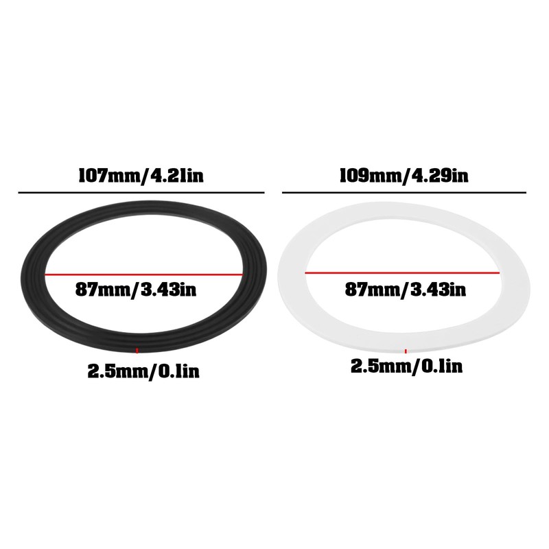 eMagTech 4 Pairs of Replacement O-Ring Seals for 110 mm