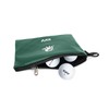 KVV Premium Waterproof Golf Pouch - PU Leather Accessory Bag