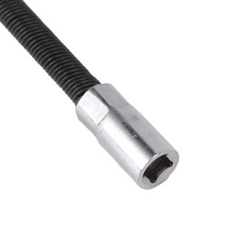 Dpofirs 1/4 Flexible Extension Bar Set, Black Wrench Extension Rod with High Torsion, Bendable, Anti-Falling Off, Premium Tool Steel Material for Factory Workshop