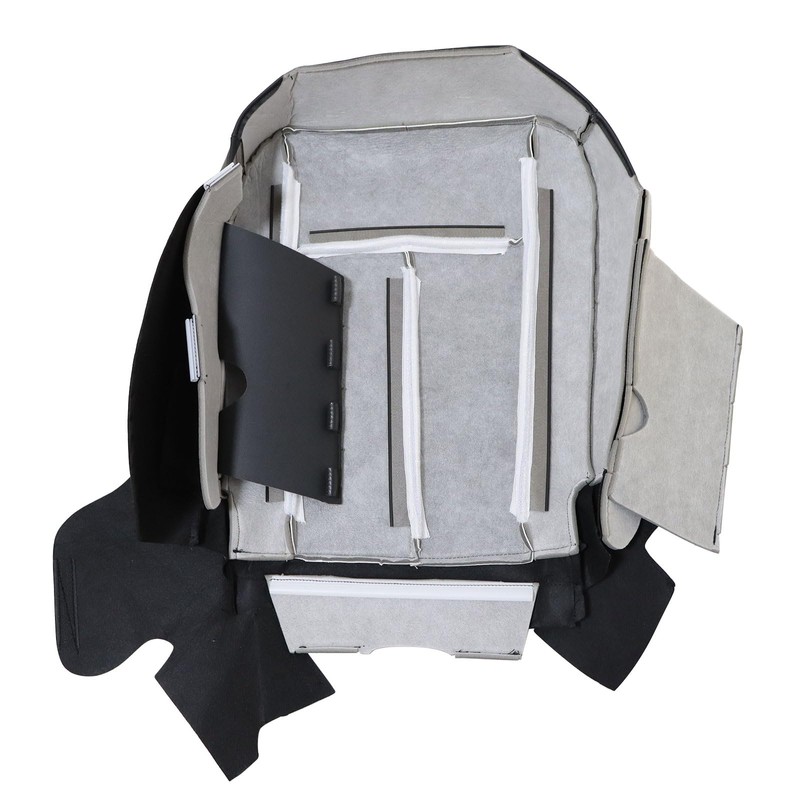 NLQR Front Driver Bottom Replacement Microfiber Leather Seat Cover Compatible