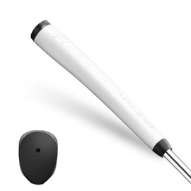 MAZEL Ultra-light Golf Putter Grip for Men - 2.0 Advanced Surface Texture Non-slip Golf Grip,Great Comfortable Feel and More Consistent Stroke (Raw White)