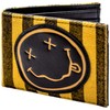 Nirvana Nevermind Grunge Smiley Rock Band Emblem Wallet Bi-Fold ID