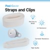 ANTOBLE Pool Cover Straps and Clips, Universal Solar Cover Reel