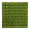 64 Pockets Vertical Outdoor Garden Felt Plants Flower Growing Bag