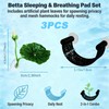 3pcs Betta Fish Hammock, Betta Fish Tank Accessories, Floating Rest