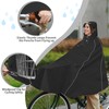 Andake Cycling Rain Poncho for Adults,Waterproof Bike Raincoat with Hood,