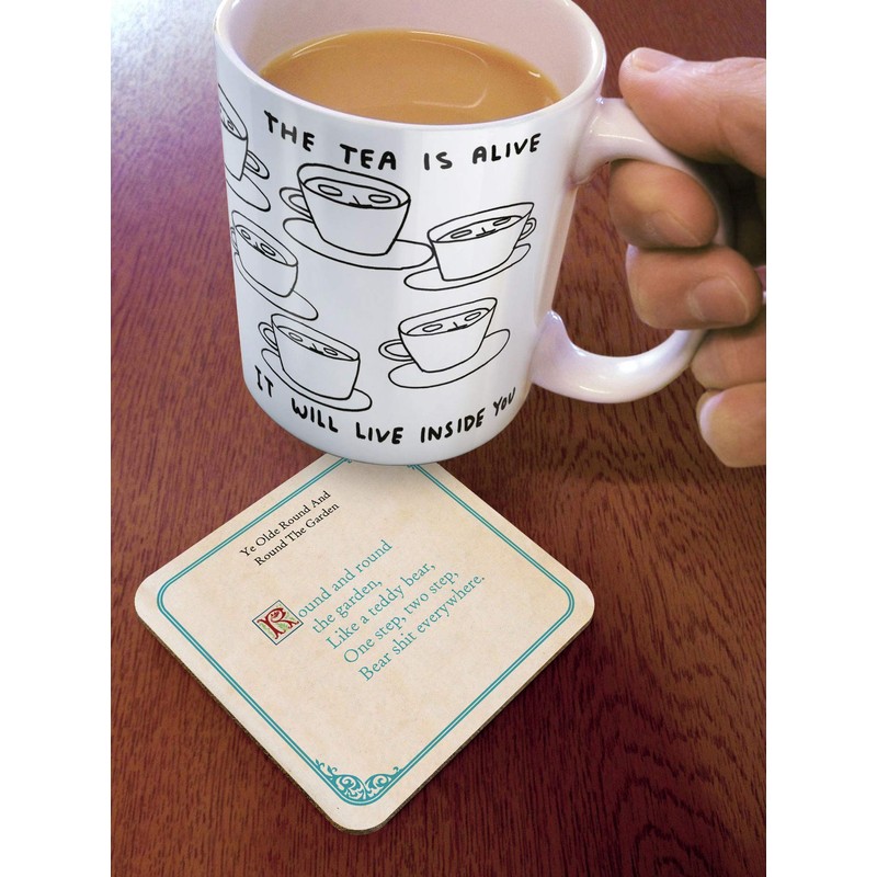 Brainbox Candy - Funny Rude 'Round The Garden Coaster' -