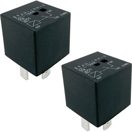896H-1AH-C (2-Pack) 12VDC 50A 4-Pin SPST High Current Automotive Relay Compatible with Ford GM Chrysler and Heavy Duty Equipment Replacement for 896H-1AH-D 896H-1CH-C