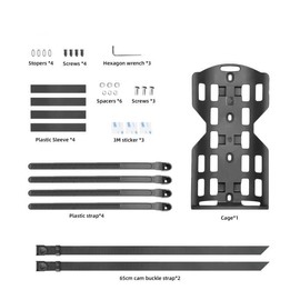 Rhinowalk Bicycle Pannier Rack Bag Waterproof 4/7L Front Bicycle Bag for Pannier Rack Bicycle Fork Bag Roll Top Front Fork Bag Bike Packing