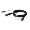 IOGEAR 6 Ft. Active 4K60Hz HDMI to DisplayPort Cable