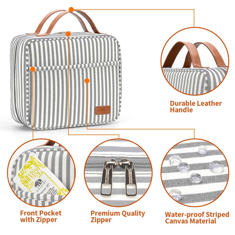Hanging Toiletry Bag, Large Capacity Waterproof Cosmetic Bag, Makeup Organizer