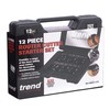 Trend 12 Piece Router Cutter Starter Set, 1/4 Inch Shank,