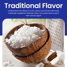 Coco Leche Coconut Milk Candy Snack - Organic Candies Coconut Yogurt - Classic Candy with Creamy Filling - individually wrapped pcs - Party Favors - (Pack of 06) 1.5oz (42.5g)