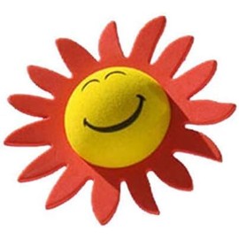 Rote Sonnenblume Auto Antenne Toppers Pilot Antenne Ball Antennenaufsatz sehr praktisch und beliebt