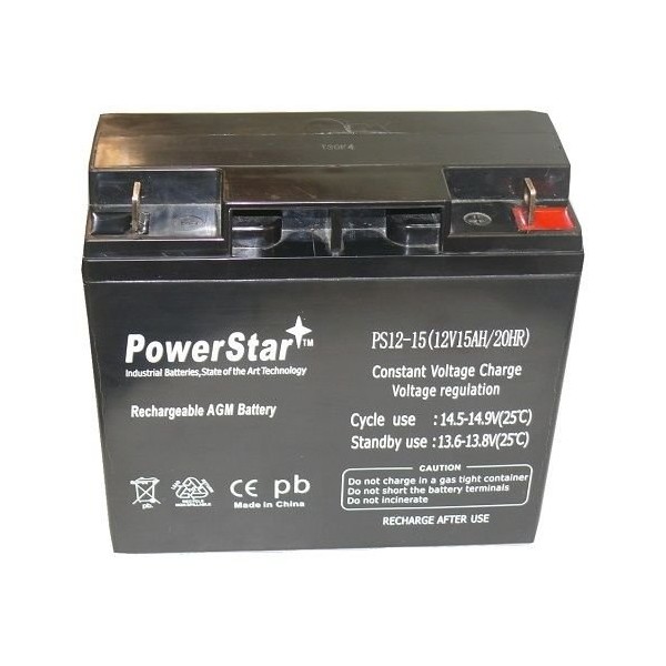 12V 15AH CB19-12 Sealed Lead Acid AGM Rechargeable Deep Cycle Battery New