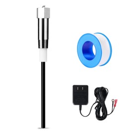 ITULCYO Powered Anode Rod for Water Heater(10-45 Gallon Tank) Electric Anode Rod Made of Titanium, Anti-rust, Anti-Corrosion, Reduce Scale,Water Heater Anode Rod Powered Anode Rod Titanium Anode Rod