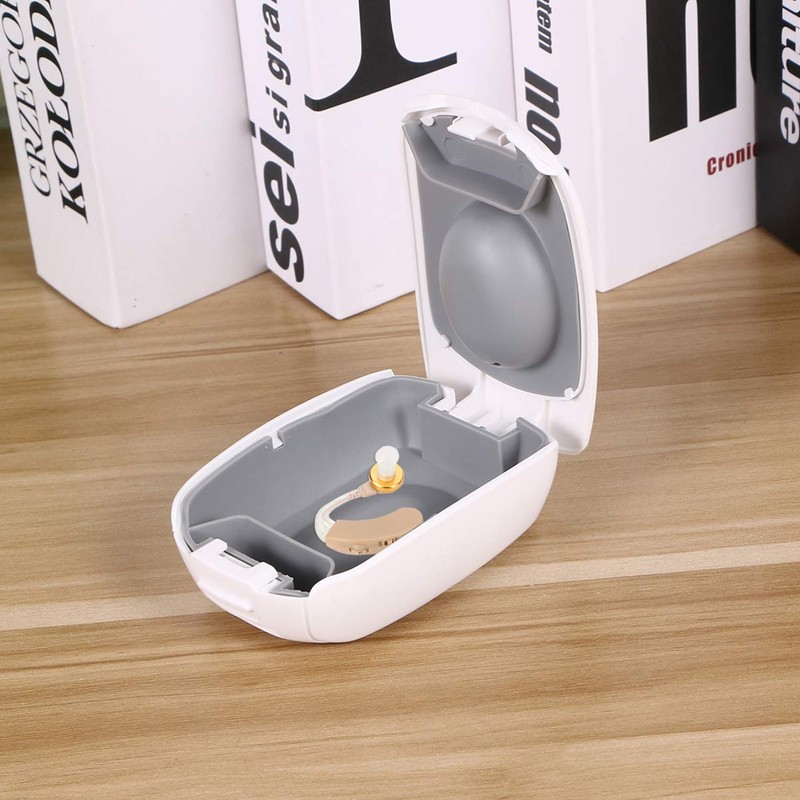 SUPVOX Hearing Aid Case Waterproof Portable Small Hearing Aid Case