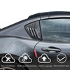 Rear Side Window Louvers Cover Trim Compatible with Mazda MX-5