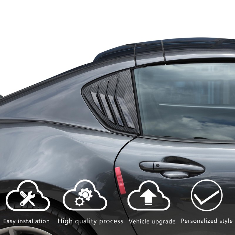 Rear Side Window Louvers Cover Trim Compatible with Mazda MX-5