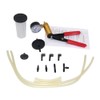 Beduan 16pcs Brake Bleeder Kit Hand Held Vacuum Pump Tester