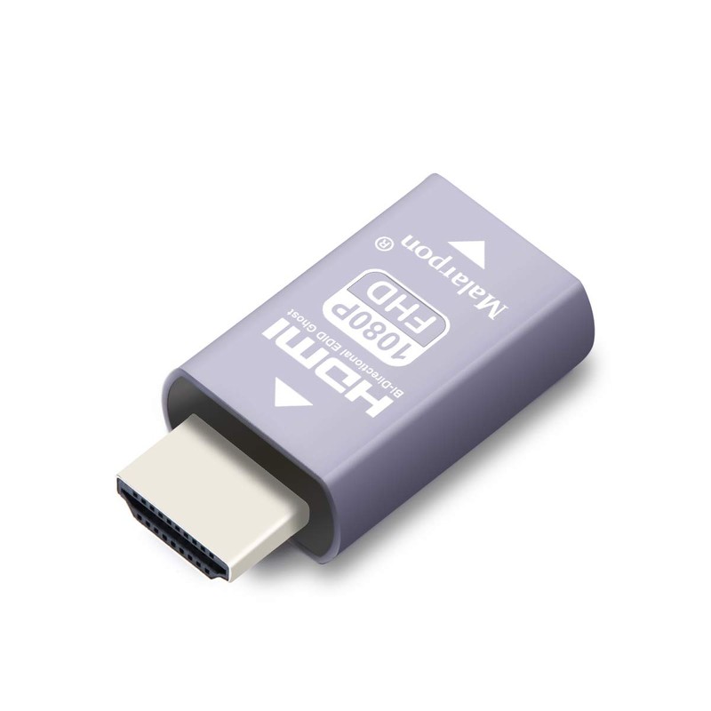 Malarpon Hdmi Edid Emulator Passthrough 3rd Generrtion Aluminum fit Headlesskeep
