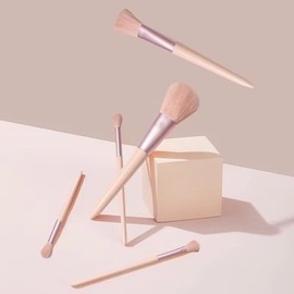 Makeup Brush Set, 11 Pieces, Soft Bristles, Pink Powder Brushes