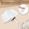 leznazik Folding Umbrella Anti-UV Compact Durable Folding Umbrella Auto Open