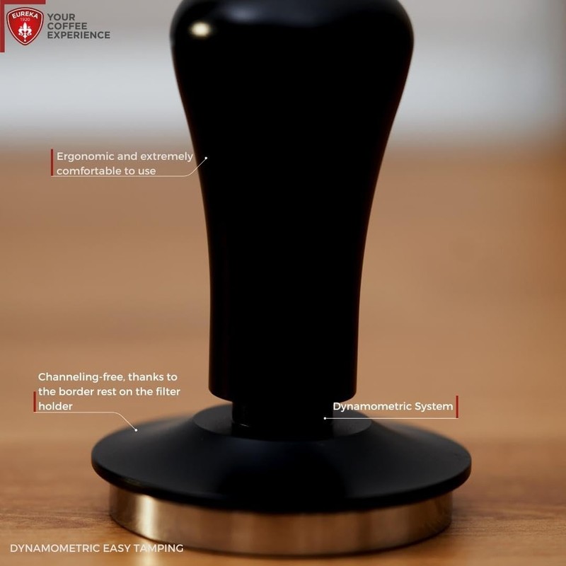 Eureka 58mm Dynamometric Easy Tamper. Black.