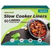 Syntus Slow Cooker Liners, 60 Count Cooking Bags Large Size