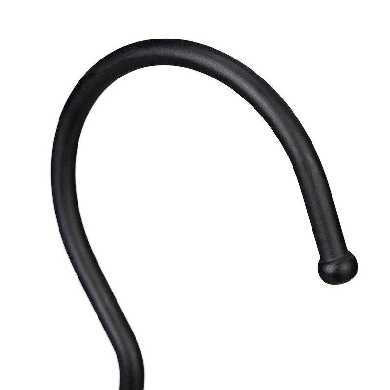 Relaxdays Set of 5 Rubber Coated Clothes Clips with Hooks