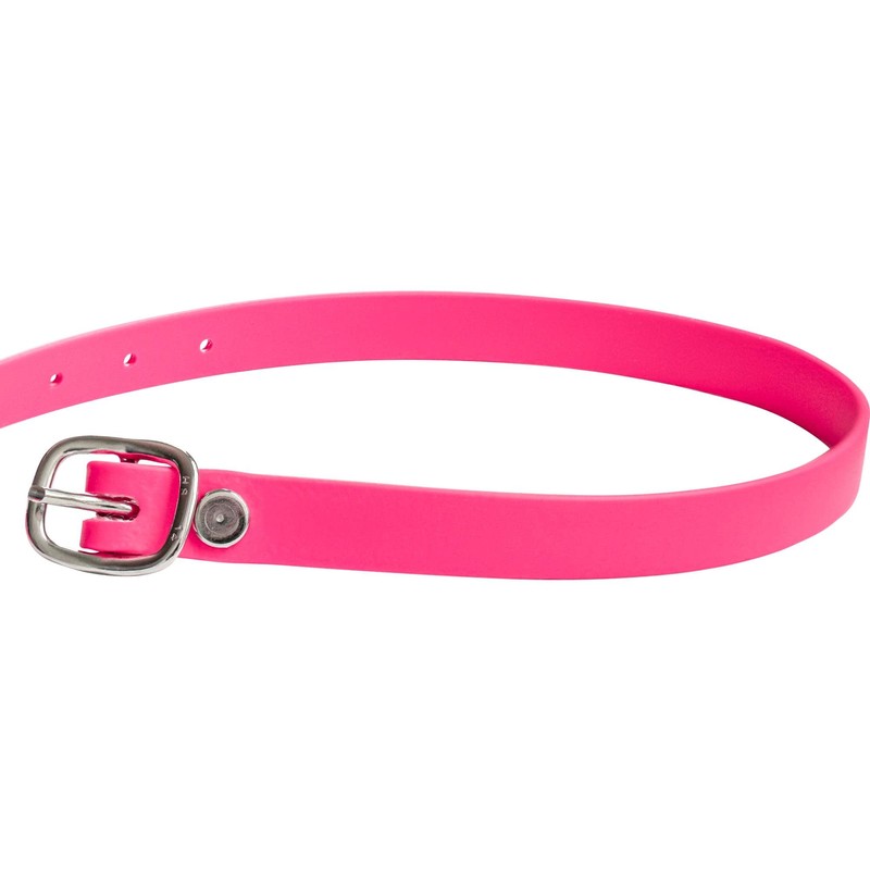 Sprenger BioThane Spur Strap, Stainless Steel - 45 cm, Pink
