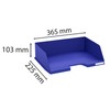 Exacompta Office 112104D Trays, Blue Night, 1 piece