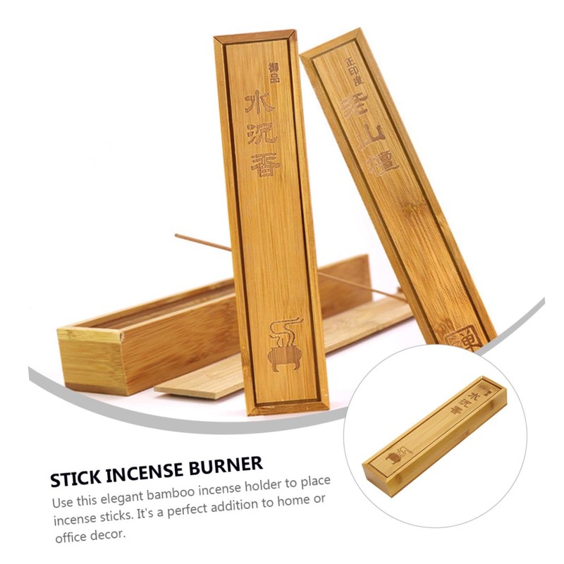 NOLITOY 1pc Incense Storage Box Holder for Incense Sticks Versatile