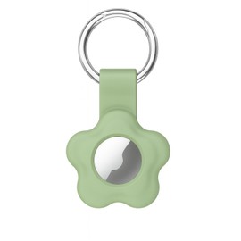 Silicone Tracker Holder with Strap – Compatible with Bluetooth Tracking Tags – Secure Keychain for Bags, Pets, and Kids GonzRise (Green)