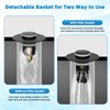 Universal Bathroom Sink Stopper Hair Catcher Upgraded with 2-Layer Detachable