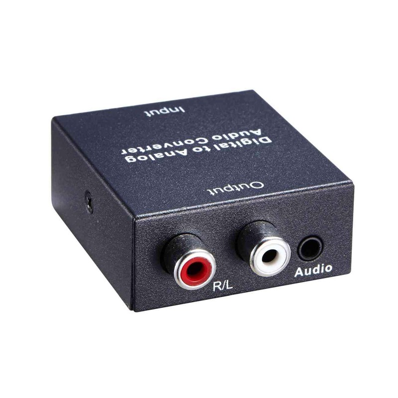 PremiumCord Digital to Analogue Audio Converter, Toslink/SPDIF to 2x RCA