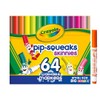 Crayola Pip-Squeaks Skinnies Washable Markers (64ct), Mini Markers for Kids,