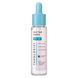 TANOLOGIST, Self Tan Drops, Serum Autobronceador Facial y Corporal con Ácido Hialurónico y Glicerina, Medium Tan, 30 ML