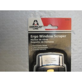 AMERICAN LINE ERGO WINDOW SCRAPER WITH RETRACTABLE BLADES (5)  #65-0004