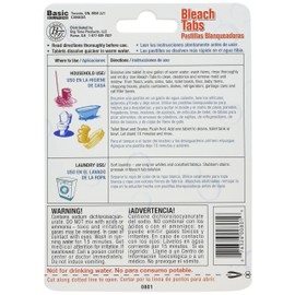 Magichem Bleach Tabs (makes 10 gallons of bleach per card- 4 cards per order)