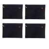 4PCS A4 Mesh File Zip Bags, Folder Wallets Mesh Zipper